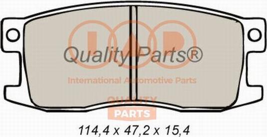 IAP QUALITY PARTS 704-06040 - Тормозные колодки, дисковые, комплект autospares.lv