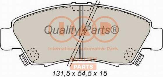 IAP QUALITY PARTS 704-06014 - Тормозные колодки, дисковые, комплект autospares.lv