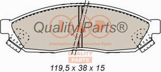 IAP QUALITY PARTS 704-06010 - Тормозные колодки, дисковые, комплект autospares.lv