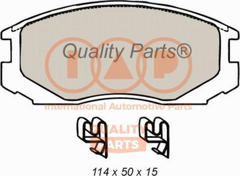 IAP QUALITY PARTS 704-03097 - Тормозные колодки, дисковые, комплект autospares.lv