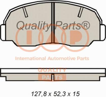 IAP QUALITY PARTS 704-03020 - Тормозные колодки, дисковые, комплект autospares.lv