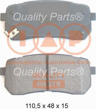 IAP QUALITY PARTS 704-07068G - Тормозные колодки, дисковые, комплект autospares.lv