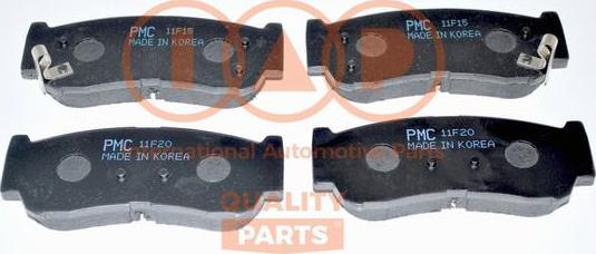 IAP QUALITY PARTS 704-07089 - Тормозные колодки, дисковые, комплект autospares.lv