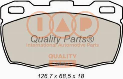 IAP QUALITY PARTS 704-14032X - Тормозные колодки, дисковые, комплект autospares.lv