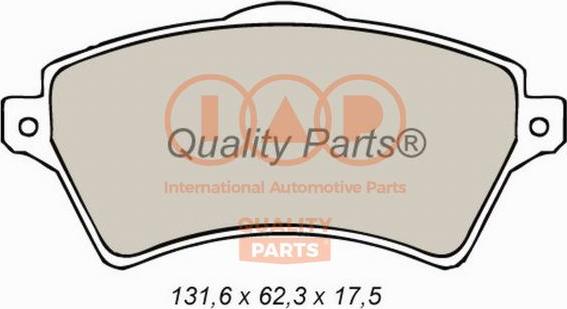 IAP QUALITY PARTS 704-14071P - Тормозные колодки, дисковые, комплект autospares.lv