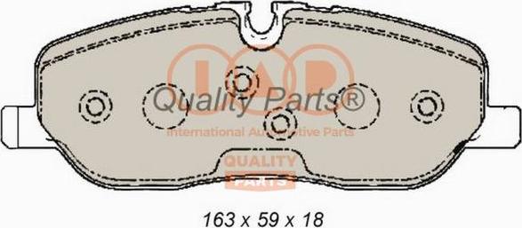 IAP QUALITY PARTS 704-14078 - Тормозные колодки, дисковые, комплект autospares.lv