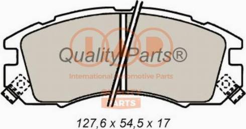 IAP QUALITY PARTS 704-15042X - Тормозные колодки, дисковые, комплект autospares.lv