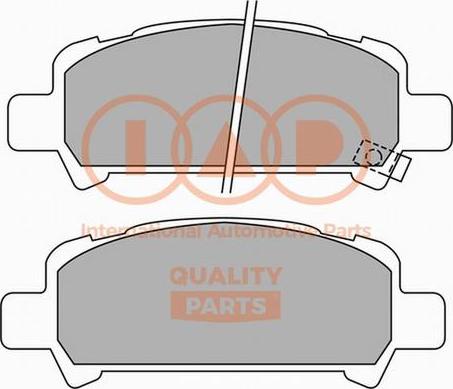 IAP QUALITY PARTS 704-15051P - Тормозные колодки, дисковые, комплект autospares.lv