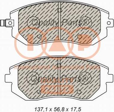 IAP QUALITY PARTS 704-15032X - Тормозные колодки, дисковые, комплект autospares.lv