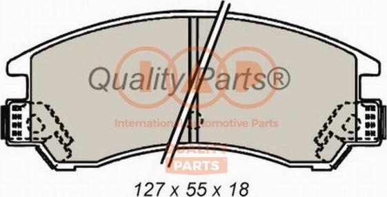 IAP QUALITY PARTS 704-15021 - Тормозные колодки, дисковые, комплект autospares.lv