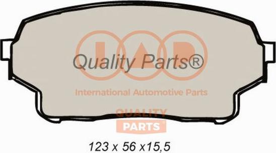 IAP QUALITY PARTS 704-16055X - Тормозные колодки, дисковые, комплект autospares.lv