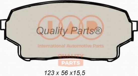 IAP QUALITY PARTS 704-16055 - Тормозные колодки, дисковые, комплект autospares.lv