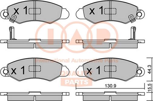 IAP QUALITY PARTS 704-16063P - Тормозные колодки, дисковые, комплект autospares.lv