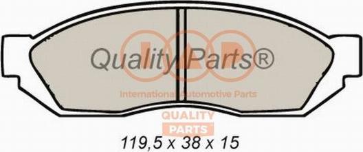 IAP QUALITY PARTS 704-16070 - Тормозные колодки, дисковые, комплект autospares.lv