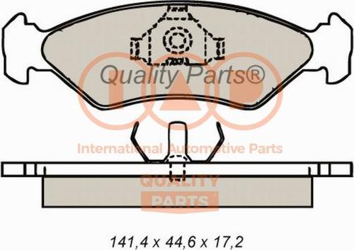 IAP QUALITY PARTS 704-11012 - Тормозные колодки, дисковые, комплект autospares.lv