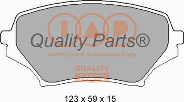 IAP QUALITY PARTS 704-11038 - Тормозные колодки, дисковые, комплект autospares.lv