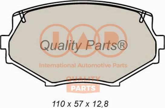 IAP QUALITY PARTS 704-11033 - Тормозные колодки, дисковые, комплект autospares.lv