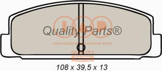 IAP QUALITY PARTS 704-11026 - Тормозные колодки, дисковые, комплект autospares.lv