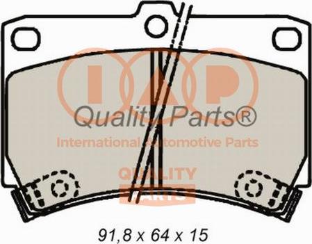 IAP QUALITY PARTS 704-11021 - Тормозные колодки, дисковые, комплект autospares.lv