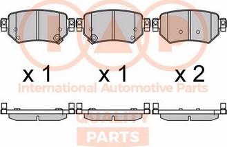 IAP QUALITY PARTS 704-11152X - Тормозные колодки, дисковые, комплект autospares.lv