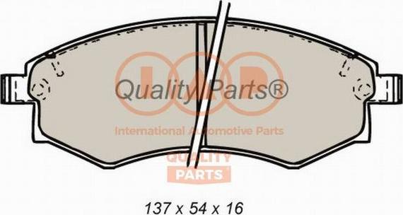 IAP QUALITY PARTS 704-18020 - Тормозные колодки, дисковые, комплект autospares.lv