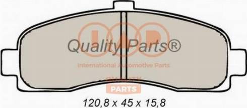 IAP QUALITY PARTS 704-13091X - Тормозные колодки, дисковые, комплект autospares.lv