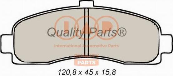 IAP QUALITY PARTS 704-13091 - Тормозные колодки, дисковые, комплект autospares.lv