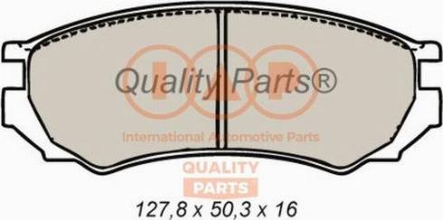 IAP QUALITY PARTS 704-13080X - Тормозные колодки, дисковые, комплект autospares.lv