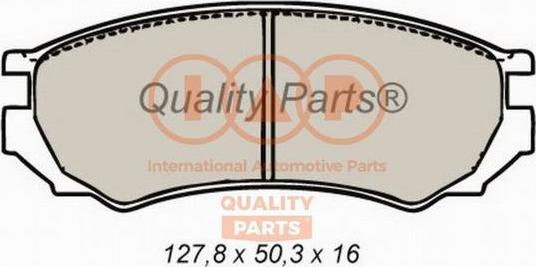 IAP QUALITY PARTS 704-13080 - Тормозные колодки, дисковые, комплект autospares.lv