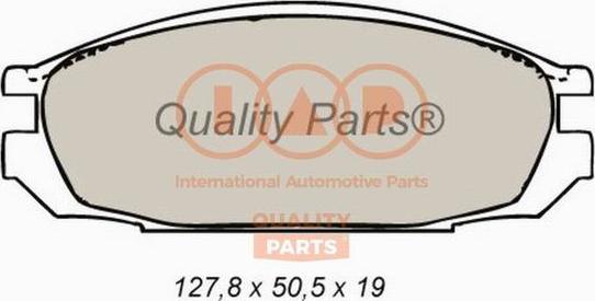 IAP QUALITY PARTS 704-13030 - Тормозные колодки, дисковые, комплект autospares.lv