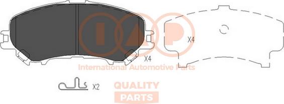 IAP QUALITY PARTS 704-13111 - Тормозные колодки, дисковые, комплект autospares.lv