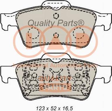 IAP QUALITY PARTS 704-13180X - Тормозные колодки, дисковые, комплект autospares.lv