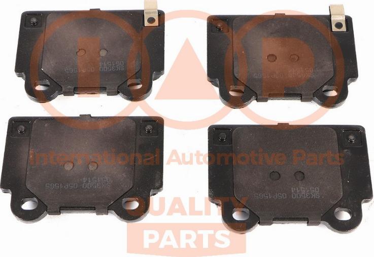 IAP QUALITY PARTS 704-12099 - Тормозные колодки, дисковые, комплект autospares.lv