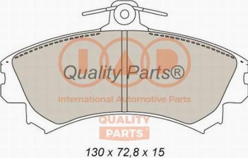 IAP QUALITY PARTS 704-12065X - Тормозные колодки, дисковые, комплект autospares.lv