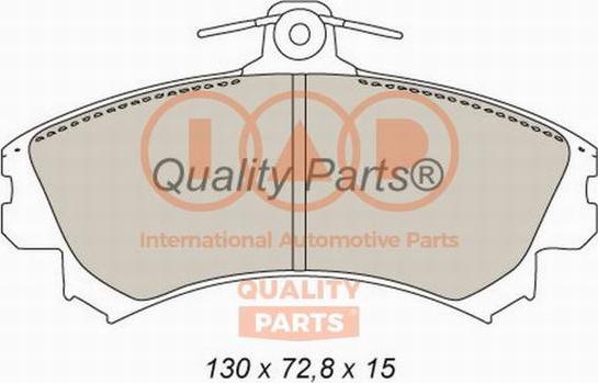 IAP QUALITY PARTS 704-12095X - Тормозные колодки, дисковые, комплект autospares.lv