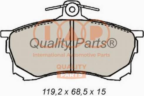 IAP QUALITY PARTS 704-12080X - Тормозные колодки, дисковые, комплект autospares.lv