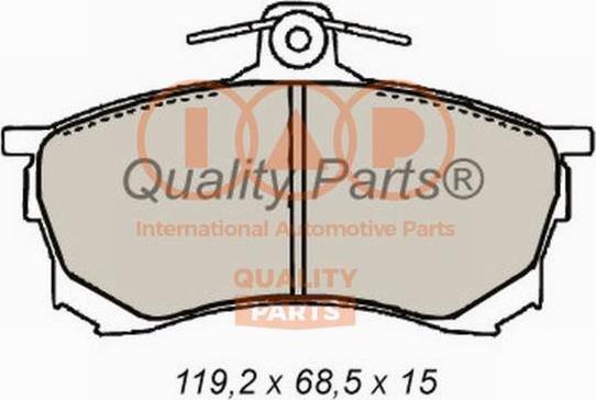 IAP QUALITY PARTS 704-12080 - Тормозные колодки, дисковые, комплект autospares.lv