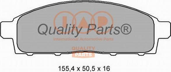 IAP QUALITY PARTS 704-12034 - Тормозные колодки, дисковые, комплект autospares.lv