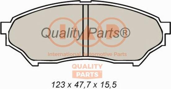 IAP QUALITY PARTS 704-12035X - Тормозные колодки, дисковые, комплект autospares.lv
