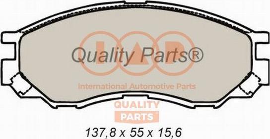 IAP QUALITY PARTS 704-12031 - Тормозные колодки, дисковые, комплект autospares.lv