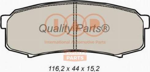 IAP QUALITY PARTS 704-17047X - Тормозные колодки, дисковые, комплект autospares.lv
