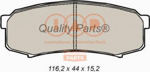 IAP QUALITY PARTS 704-12029X - Тормозные колодки, дисковые, комплект autospares.lv