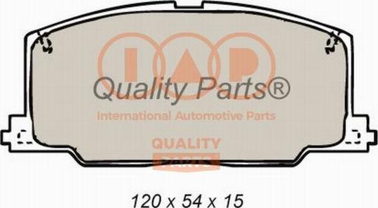 IAP QUALITY PARTS 704-17095 - Тормозные колодки, дисковые, комплект autospares.lv