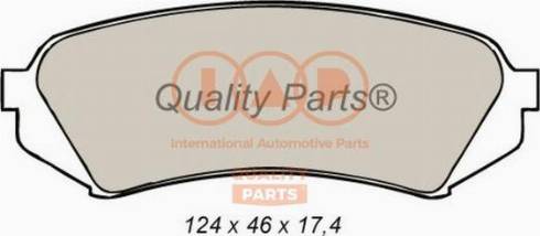 IAP QUALITY PARTS 704-17048X - Тормозные колодки, дисковые, комплект autospares.lv