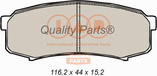 IAP QUALITY PARTS 704-17047P - Тормозные колодки, дисковые, комплект autospares.lv