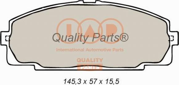 IAP QUALITY PARTS 704-17064X - Тормозные колодки, дисковые, комплект autospares.lv