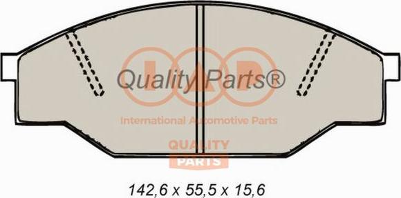 IAP QUALITY PARTS 704-17061X - Тормозные колодки, дисковые, комплект autospares.lv