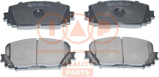 IAP QUALITY PARTS 704-17009 - Тормозные колодки, дисковые, комплект autospares.lv