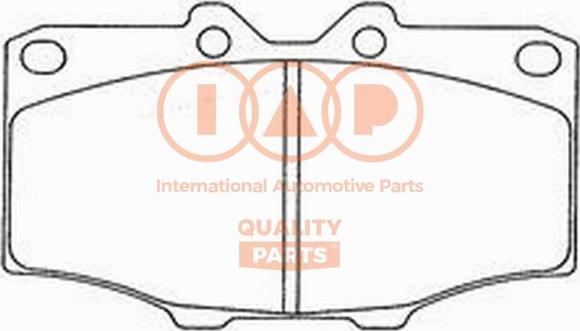 IAP QUALITY PARTS 704-17020P - Тормозные колодки, дисковые, комплект autospares.lv