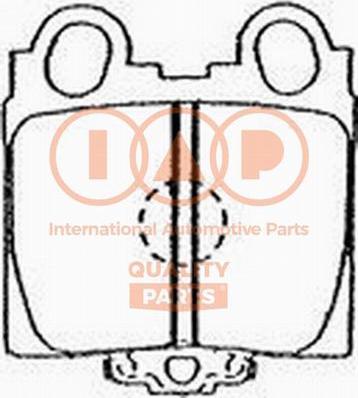 IAP QUALITY PARTS 704-17112P - Тормозные колодки, дисковые, комплект autospares.lv
